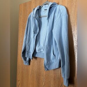 SO Soft Blue Full-Zip Hoodie